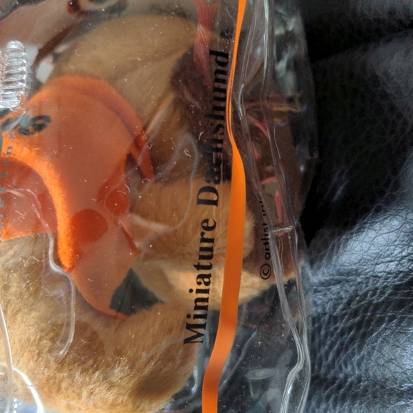 The Dog 5" Miniature Dachshund Plush with bag - Picture 5 of 6